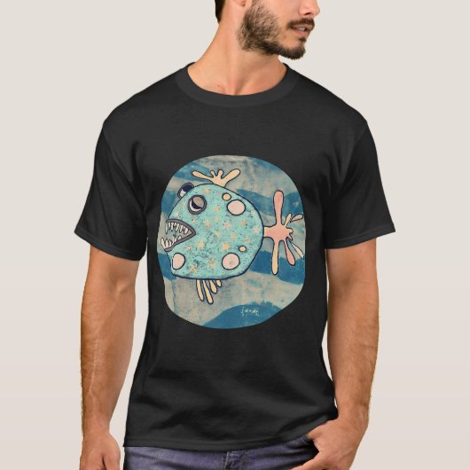 T-shirt Crazy Fish (Devant)