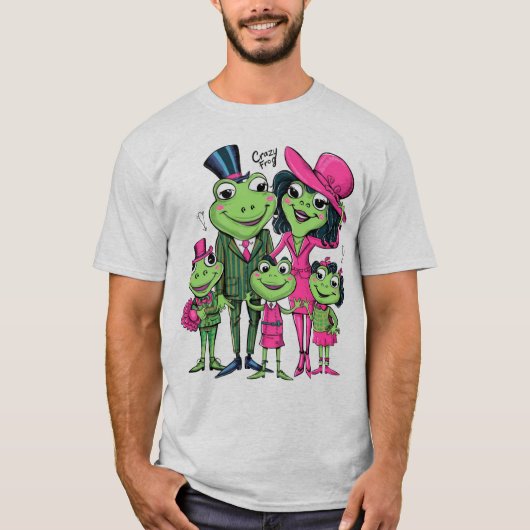 T-shirt crazy frog familyt-shirt (Devant)
