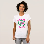 T-shirt Crazy Gluten-Free Lady (Devant entier)