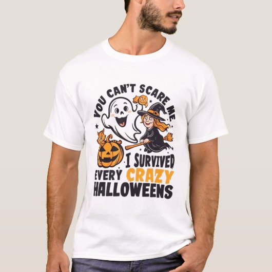 T-shirt Crazy Halloween  (Devant)