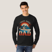 T-shirt Crazy Kayak Dad Kayaker Father Kayak (Devant entier)