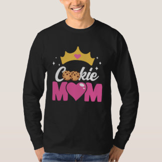 T-shirt Crazy Mom Baking Mama Baker Chef Dessert Mothers D