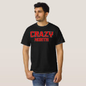 T-shirt Crazy North Crveno Beli Crvena Zvezda (Devant entier)