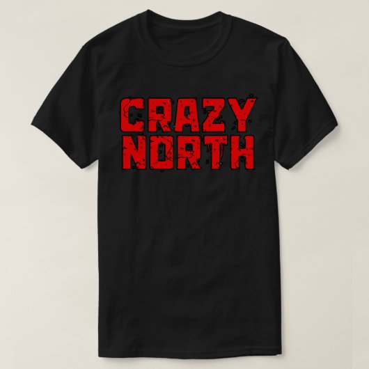 T-shirt Crazy North Red (Design devant)