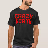 T-shirt Crazy North Red (Devant)