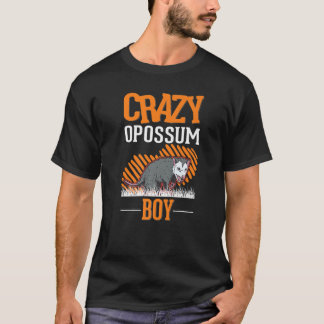 T-shirt Crazy Opossum Boy Possum Trash Cat