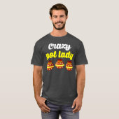 T-shirt Crazy Pot Lady Potters Potters Cadeaux Potterie Fe (Devant entier)