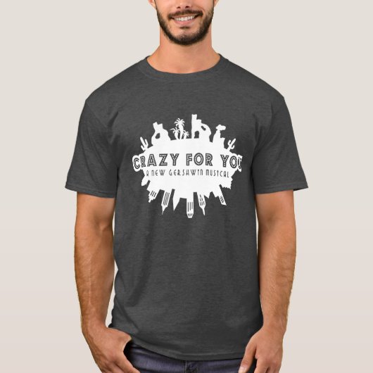 T-shirt Crazy Pour Vous : Une nouvelle musique de Gershwin (Devant)