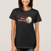 T-shirt Crazy Proud Always Loud Baseball Nanny Grandma (Devant)