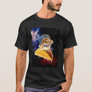 T-shirt Crazy Space Taco Cat Funny V2