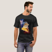 T-shirt Crazy Space Taco Cat Funny V2 (Devant entier)