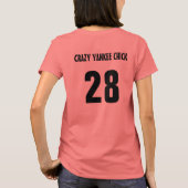 T-shirt Crazy Yankee Chick Jersey (Dos)