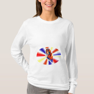 T-shirt crazyRetroShirt - girl - woman
