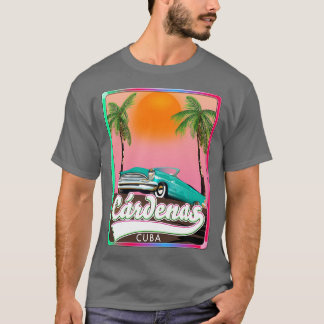 T-shirt Crdenas Cuba Affiche de voyage