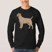 T-shirt Cream Labrador Dog (Devant)