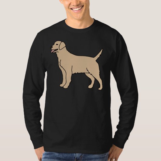 T-shirt Cream Labrador Dog (Devant)