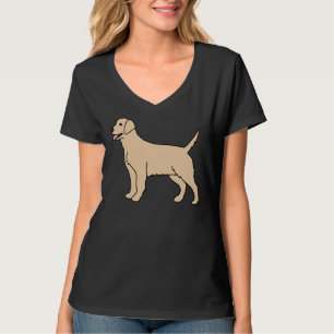 T-shirt Cream Labrador Dog