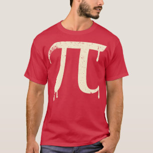 T-shirt Cream Pi Funny Math