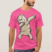 T-shirt Cream Shar Pei Dabbing Funny Dog Dab Dance (Devant)