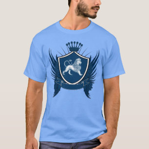 T-shirt Creast Royal Bleu Avec Lion