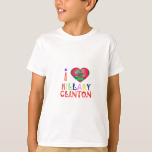 T-shirt Create You Own Inspirational Hillary Love