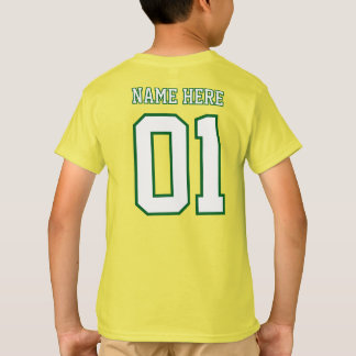 T-shirt CREATE-YOUR-OWN DIY Custom design Boys Team Number