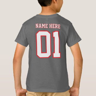T-shirt CREATE-YOUR-OWN DIY Custom design Boys Team Number