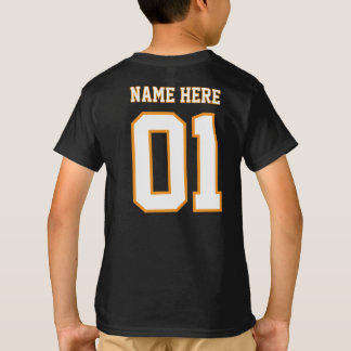 T-shirt CREATE-YOUR-OWN DIY Custom design Boys Team Number