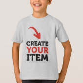 T-shirt CREATE-YOUR-OWN DIY Custom design Boys Team Number (Devant)
