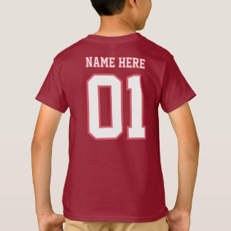 T-shirt CREATE-YOUR-OWN DIY Custom design Boys Team Number