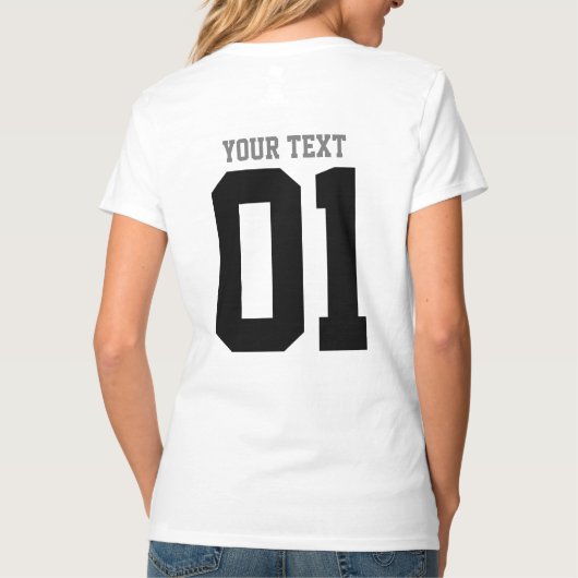 T-shirt CREATE-YOUR-OWN do-it-yourself Personnaliser téléc (Dos)