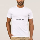 T-shirt create your own personalize dark gray (Devant)