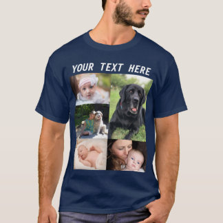 T-shirt Create your own picture Collage Photo Family