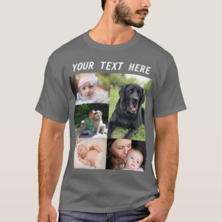 T-shirt Create your own picture Collage Photo Family