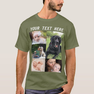 T-shirt Create your own picture Collage Photo Family