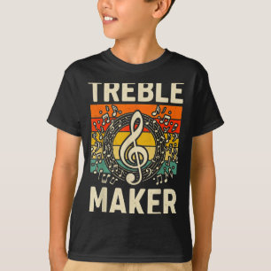 T-shirt Créateur de hautes notes Musique rétro pour groupe