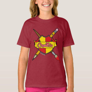 T-Shirt Créatif de Blason