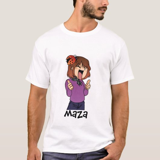 T-shirt créatif de différences de "Maza" (Devant)