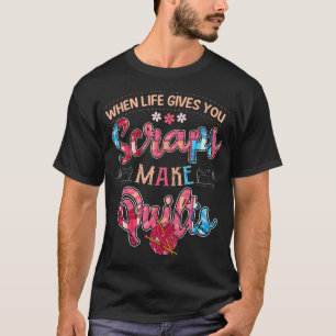 T-shirt créatif pour quilteur inspirant de scrap