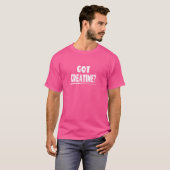T-shirt Creatine - Drôle Exercice Gym Dire (Devant entier)