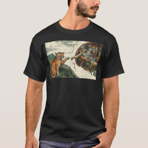 T-shirt Création de chat d'Adam drôle Art de mème