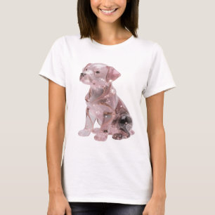 T-shirt Création de déclaration de CHIOT GLACÉ Argenté CRI