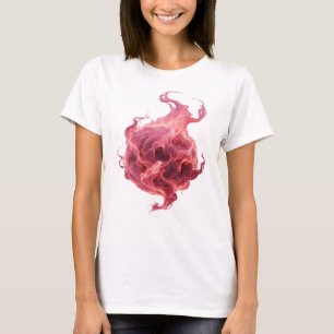 T-shirt Création de design abstrait ART rose emblématique