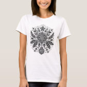 T-shirt Création de Noël noir et blanc (Devant)