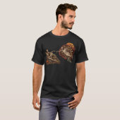 T-shirt Création d'Halloween d'Adam Squelette Gothique (Devant entier)