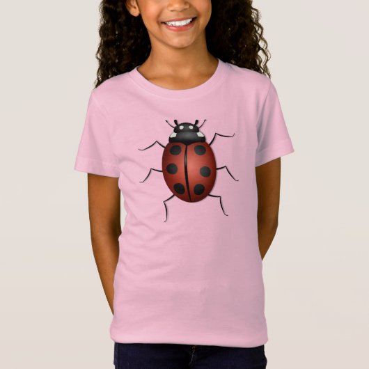 T-Shirt Création d'insecte coccinelle (Devant)