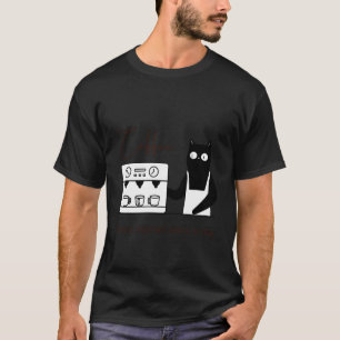 T-shirt Création drôle d'amateur de café Chat humoristique