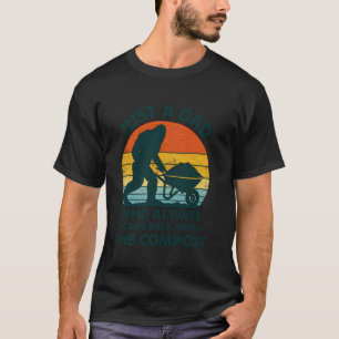 T-shirt Création drôle de compost de coucher de soleil pou