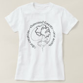 T-SHIRT CRÉATION D'UN MILLE FORÊTS EN UN ACORN (Design devant)