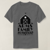 T-shirt Création d'une propriété familiale d'armes (Design devant)